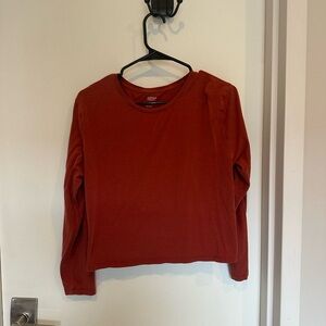 Girlfriend Collective Rust Long Sleeve Top